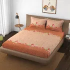 Microfiber Double Bedsheet with 2 Pillow Covers 