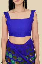 Trendy Georgette Saree with Blouse Piece For Women 