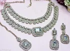 2 Layer Elegant Partywear Necklace Set for Women 