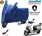 Polyester Two Wheeler Cover, Blue