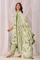 Cotton Printed Kurta with Pant & Dupatta for Women 