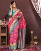 Banarasi Silk Zari Woven Saree for Women 