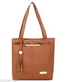Office Handbag for Women (Light Brown)