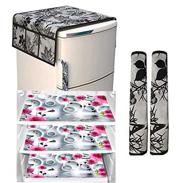 Refrigerator Covers (Black) (A-37)