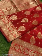 Banarasi Silk Zari Woven Saree for Women 