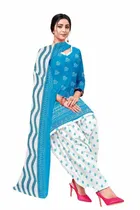 शारदा क्रिएशन क्रेप फ्लोरल प्रिंट सलवार सूट अस्टीचड 