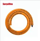 SURYAVIVA होज़ पाइप 1.5mm रिइनफोर्स्ड रबर होज़ पाइप के साथ, 150 सेमी, पैक ऑफ 1