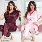 Satin Nightsuit for Women 