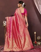Banarasi Silk Zari Woven Saree for Women 