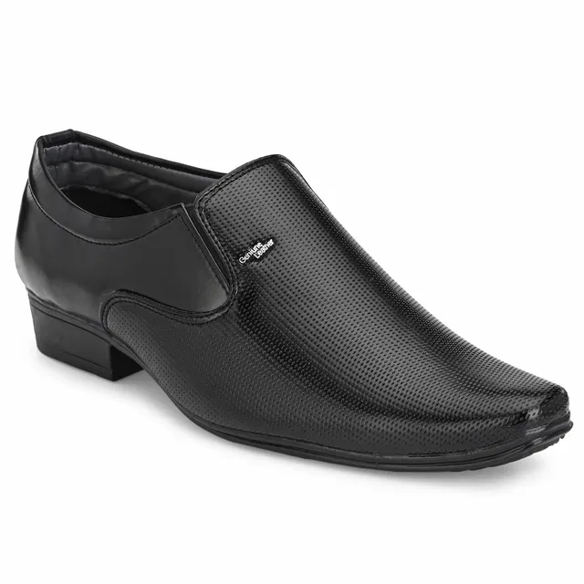 Formal Shoes for Men (Black, 8)
