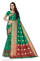 Banarasi Silk Zari Woven Saree for Women 