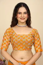 Georgette Woven Design Saree for Women 