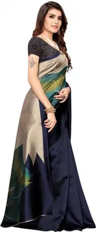 Mysore Silk Printed Saree for Women 
