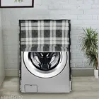 KANUSHI Industries® Microwave / Oven Top Cover With 4 Utility Pockets + 1 Pc Front Load Automatic Washing Machine Cover