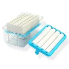 Plastic 2 in 1 Soap Roller Dispenser (Blue)