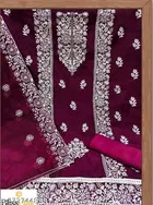 Embroidered Floral Patiala Suits for Women 