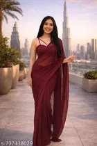 Ready-to-Wear Georgette Saree for Women 