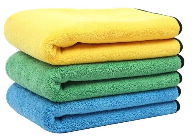 Microfiber Cleaning Cloth for Car (Multicolor, 30x40 cm) (Pack of 3)