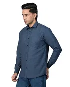 Poly Cotton Full Sleeves Printed Shirt for Men 