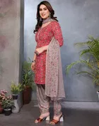 Punjabi Floral Suit for Women 