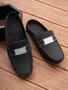 Attractive Loafers for Men (Black, 8)