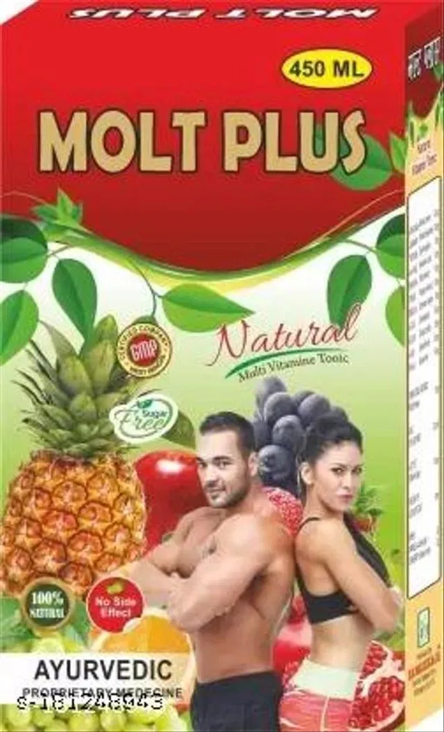 B N Mallick Natural Molt Plus Tonic For Loss Of Energy & Genarel Health