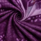Homewatica Woollen Winter Double Bedsheet 90x90inc Purple Floral