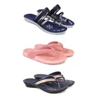 Combo of Flats with Slippers for Women 
