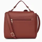 Syntethic Leather Solid Sling Bag for Women 