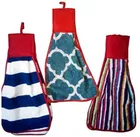 Soft Cotton Double Side Hanging Hand Towel 