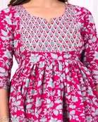 Rayon Printed Kurta with Sharara & Dupatta for Women 