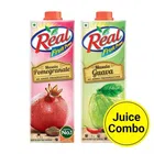 Real Masala Pomegranate 1 L + Real Masala Guava 1 L Combo