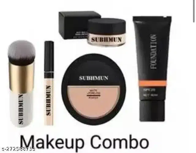 Face Makeup Combo (Multicolor, Set of 5)