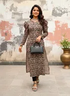 Kalamkari Print Kurti for Women 