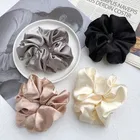 Women Multicolor Satin Scrunchies | Silk Premium Scrunchies Ponytail Holders | Hair Volumizer, Hair Ties Combo, Hair Scrunchie Set For Girls, Women, Mom, Sister 