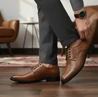 Topway Solid Formal Shoes for Men 