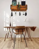 CAPIO ART Sweet Home Wood Key Holder 