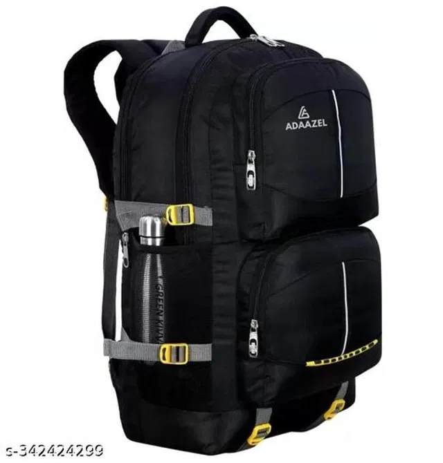 Polyester Backpack for Men & Women (Black)