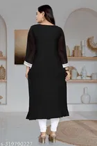 Georgette Embroidered Kurti for Women 