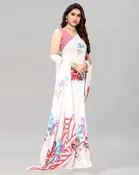 SVB प्रिंटेड साड़ी फॉर वीमेन 