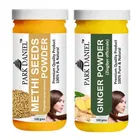Park Daniel 100% Pure & Natural Methi Seeds Powder & ginger Powder 