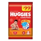 Huggies Comfy Pants Baby Diaper ,L (7 Counts)
