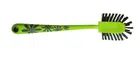 Plastic Heavy Duty Radial Kitchen Brush with Rubber Grip (Green)