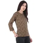 Round Neck Printed Top for Women 