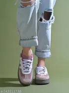 Shoetopia Girls Sneakers Peach 