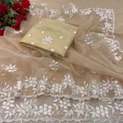 Organza Embroidered Saree for Women 