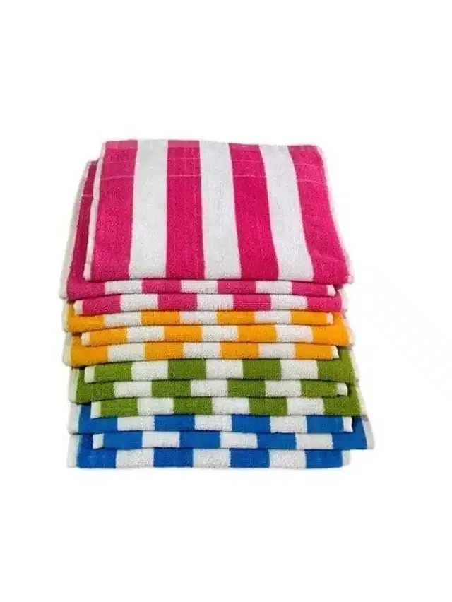 Cotton Blend Hand Towels (Assorted, Pack of 12)