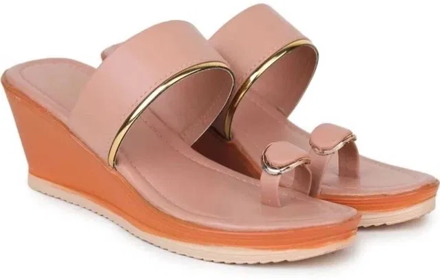 Shipee Women Heel (Beige, 4)