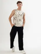 Round Neck Printed T-Shirt for Men 