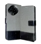 Artificial Leather Flip Cover For Realme Rmx3785 / 11X / 11 5G 